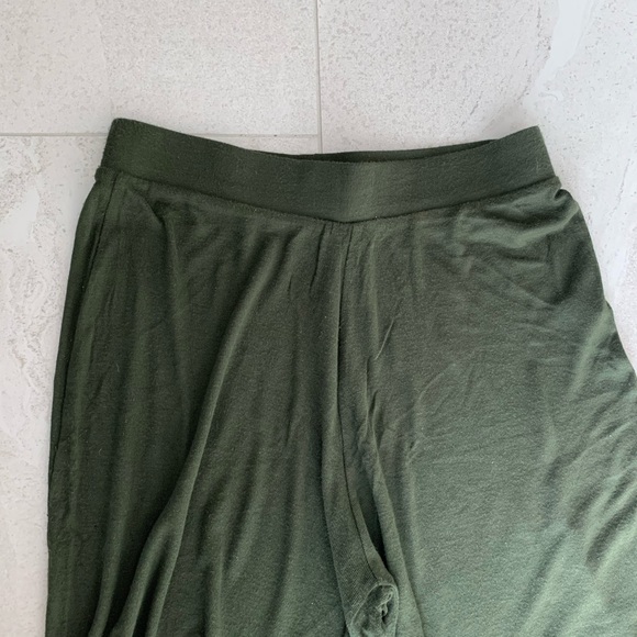 Zara Flowy Olive Green Pants - Picture 3 of 5